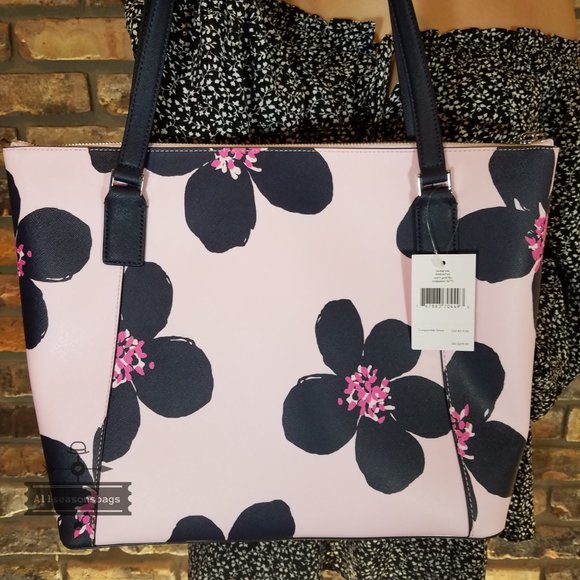 Kate Spade Cameron Pocket Tote Large Floral - Picture 3 of 6